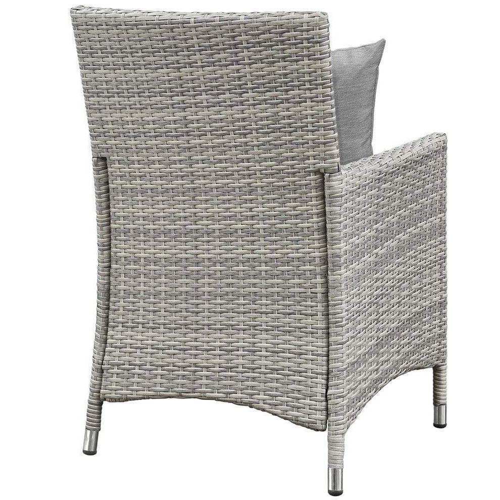Modway Bridge 4 Piece Outdoor Patio Rattan Conversation Set with Pillows - EEI-2763 | Outdoor Sofas, Loveseats & Sectionals | Modishstore - 10