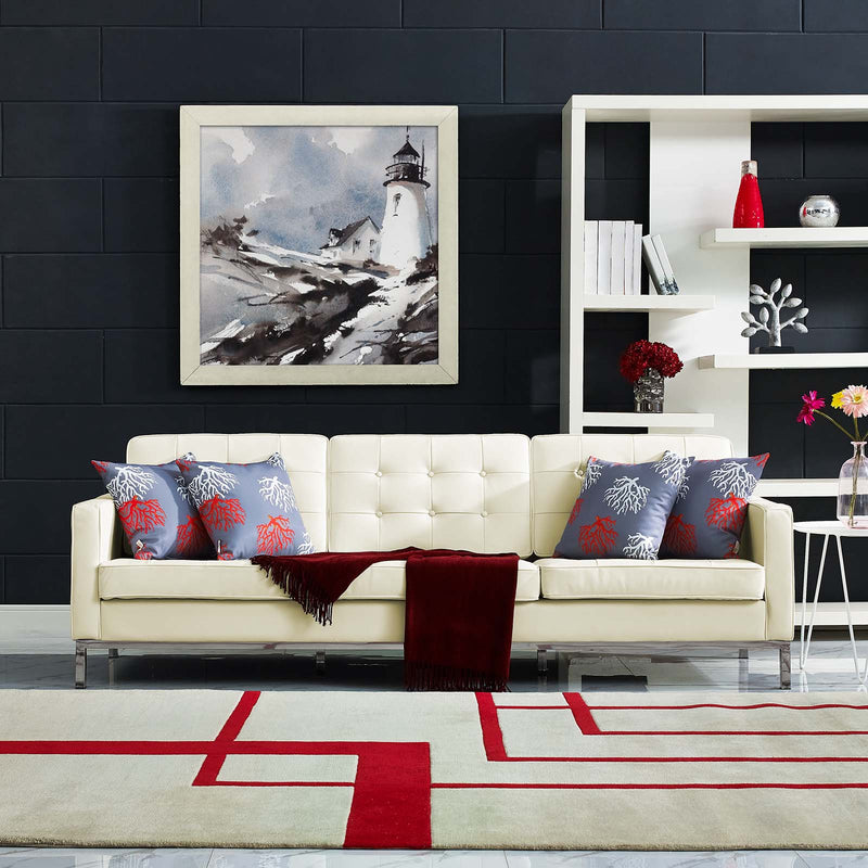 Loft Leather Sofa By Modway - EEI-2779 | Sofas | Modishstore - 1