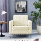 Loft Leather Armchair By Modway - EEI-2781 | Armchairs | Modishstore - 1