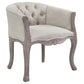 Modway Crown Vintage French Upholstered Fabric Dining Armchair - EEI-2793 | Armchairs | Modishstore - 2