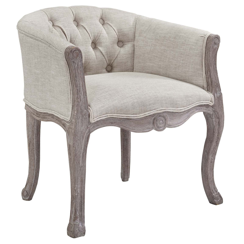 Modway Crown Vintage French Upholstered Fabric Dining Armchair - EEI-2793 | Armchairs | Modishstore - 2
