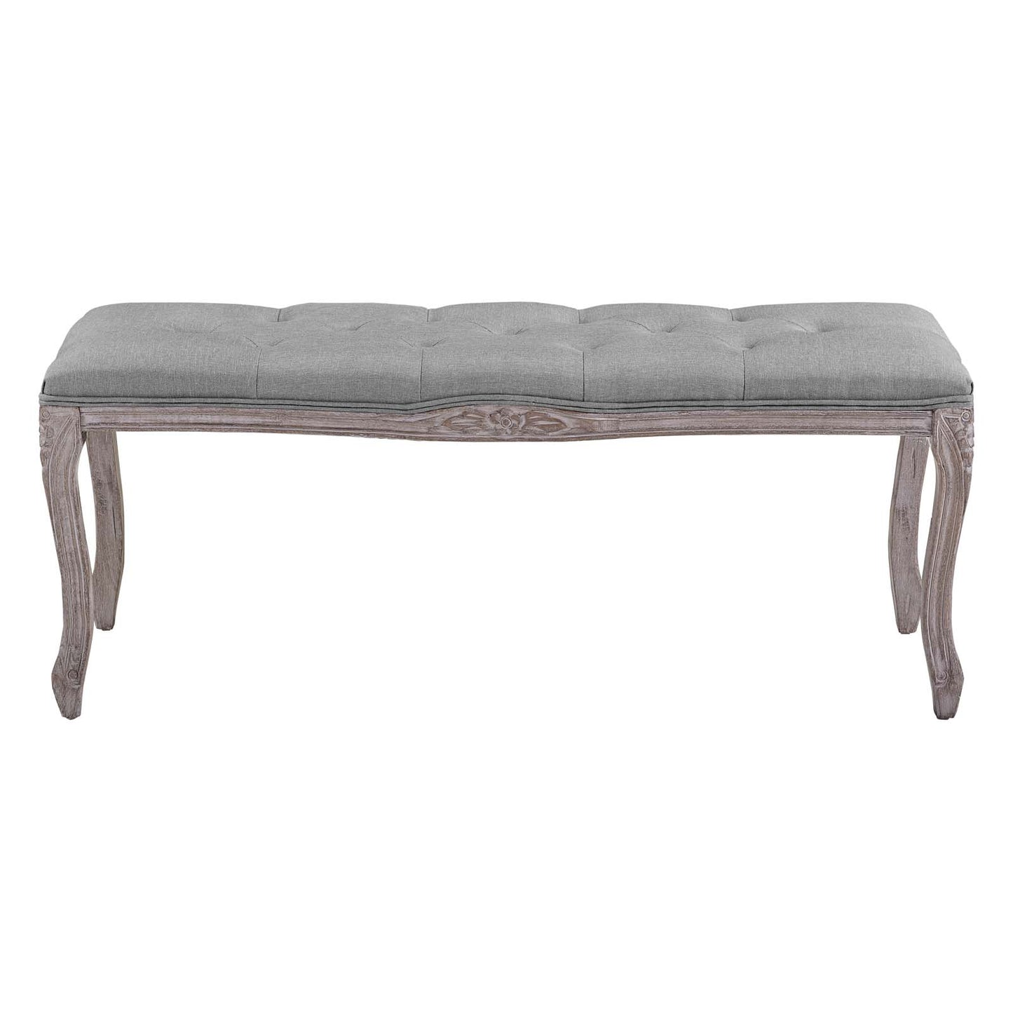 Modway Regal Vintage French Upholstered Fabric Bench | Stools & Benches | Modishstore-12
