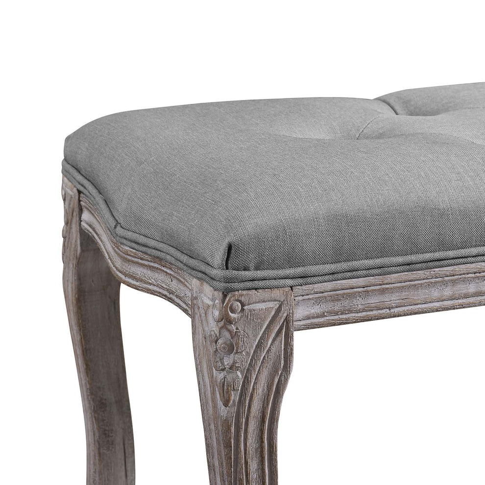 Modway Regal Vintage French Upholstered Fabric Bench - EEI-2794 | Benches | Modishstore - 11