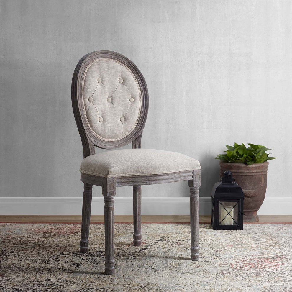 Modway Arise Vintage French Upholstered Fabric Dining Side Chair - EEI-2795 | Dining Chairs | Modishstore - 1