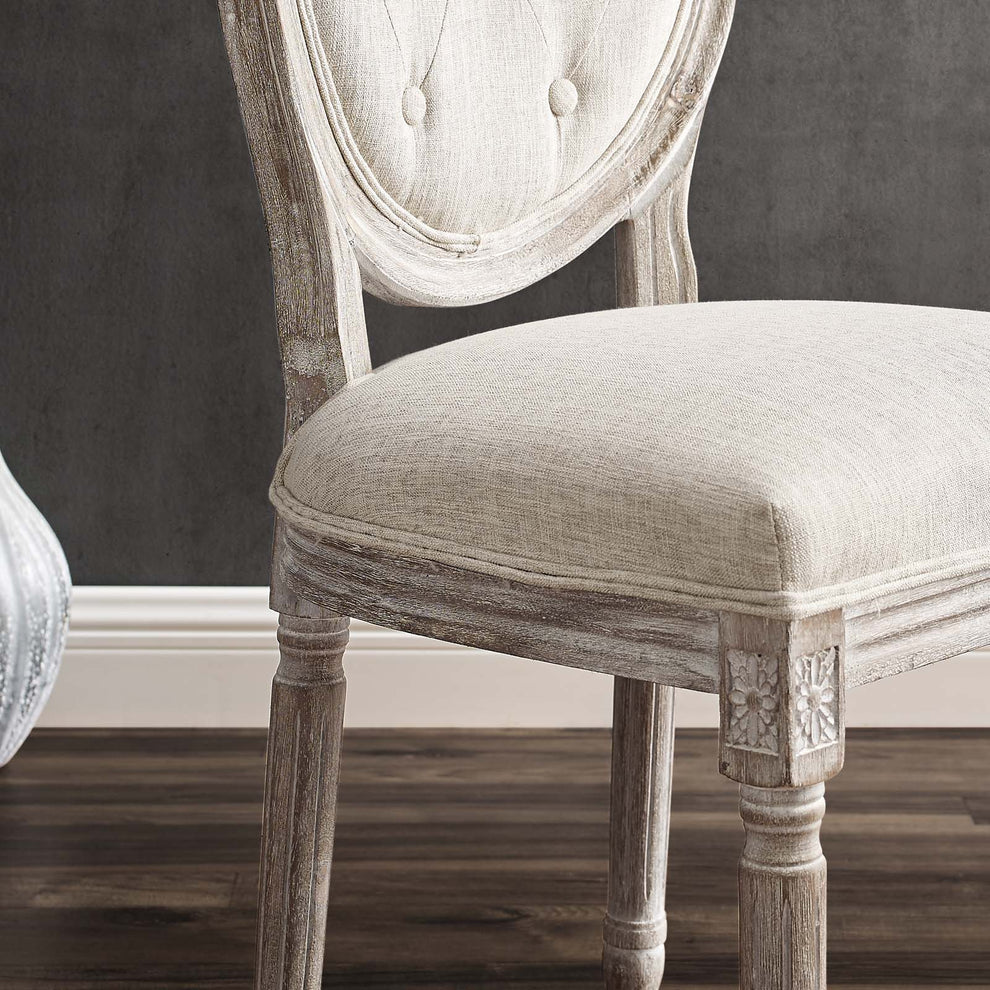 Modway Arise Vintage French Upholstered Fabric Dining Side Chair - EEI-2795 | Dining Chairs | Modishstore - 6