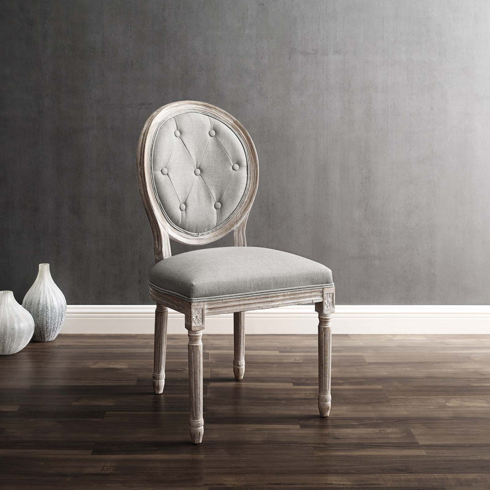 Modway Arise Vintage French Upholstered Fabric Dining Side Chair - EEI-2795 | Dining Chairs | Modishstore - 14