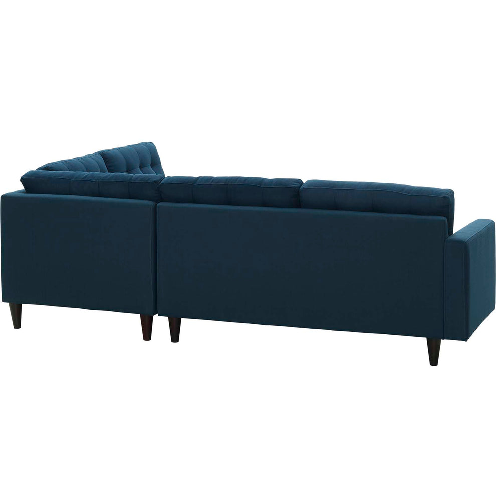 Modway Empress 2 Piece Upholstered Fabric Right Facing Bumper Sectional - EEI-2797 | Sofa Set | Modishstore - 20