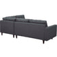 Modway Empress 2 Piece Upholstered Fabric Right Facing Bumper Sectional | Sofas | Modishstore-6