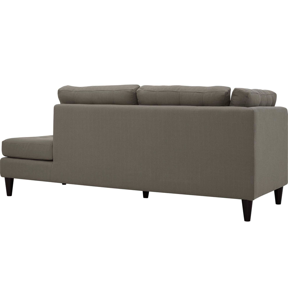 Modway Empress 2 Piece Upholstered Fabric Right Facing Bumper Sectional - EEI-2797 | Sofa Set | Modishstore - 12