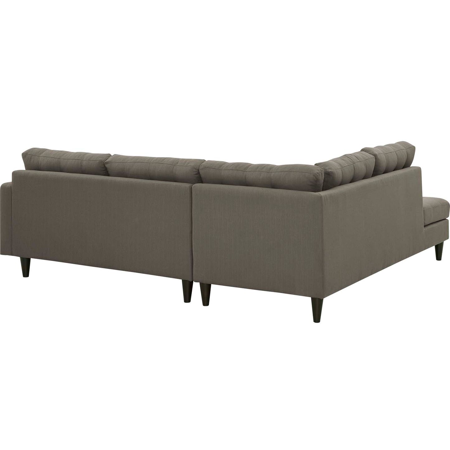 Empress 2 Piece Upholstered Fabric Left Facing Bumper Sectional By Modway - EEI-2798 | Outdoor Sofas, Loveseats & Sectionals | Modishstore - 19