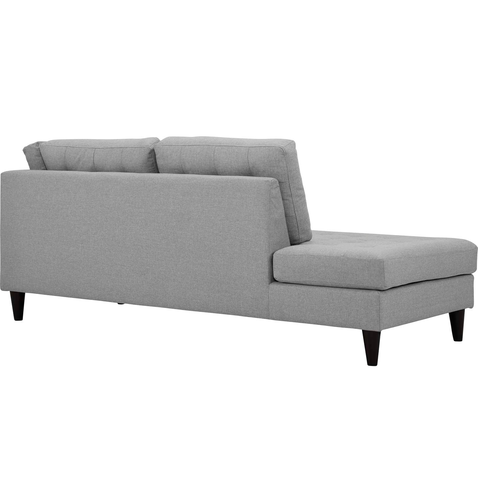 Empress 2 Piece Upholstered Fabric Left Facing Bumper Sectional By Modway - EEI-2798 | Outdoor Sofas, Loveseats & Sectionals | Modishstore - 32