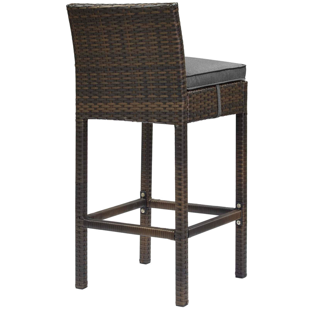 Modway Conduit Outdoor Patio Wicker Rattan Bar Stool - EEI-2799 | Bar Stools | Modishstore - 3