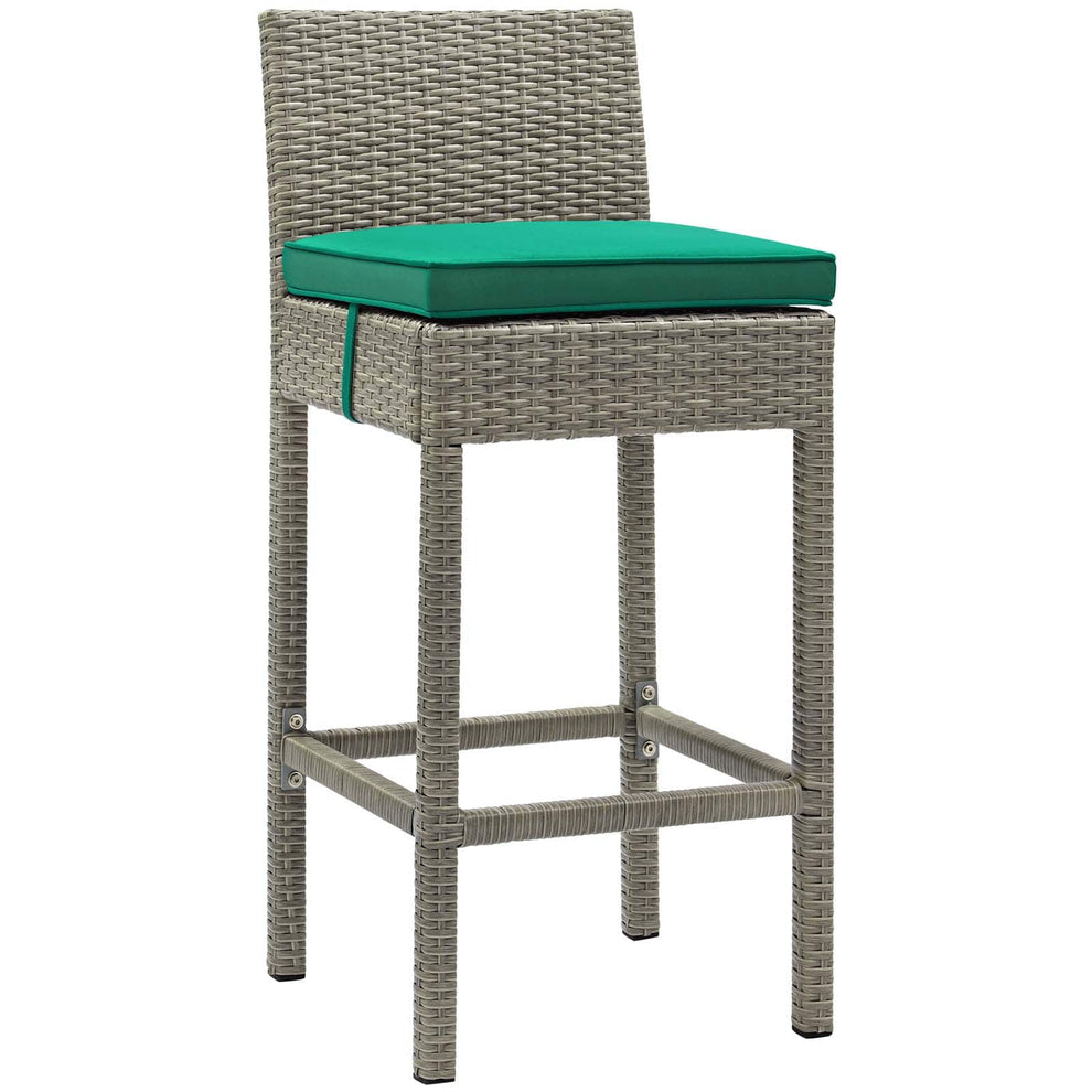 Modway Conduit Outdoor Patio Wicker Rattan Bar Stool Light - EEI-2800 | Bar Stools | Modishstore - 26