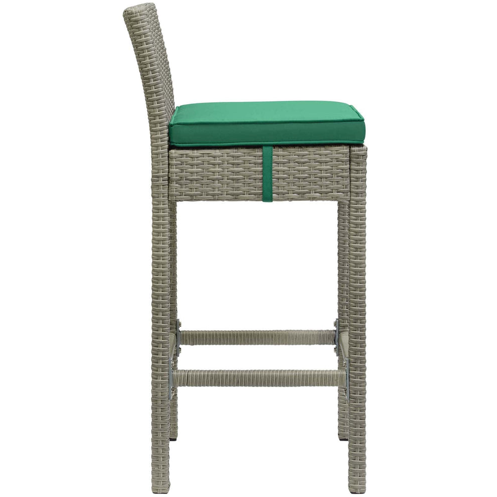 Modway Conduit Outdoor Patio Wicker Rattan Bar Stool Light - EEI-2800 | Bar Stools | Modishstore - 6