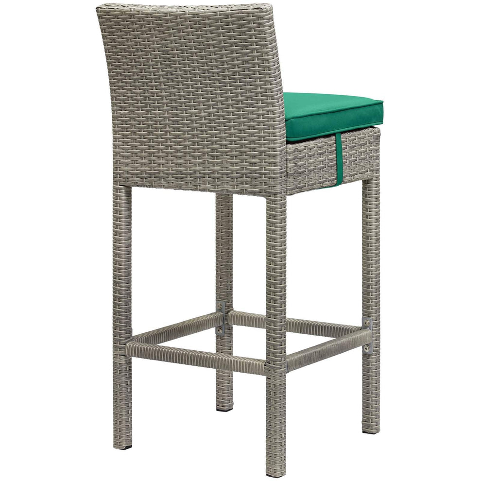 Modway Conduit Outdoor Patio Wicker Rattan Bar Stool Light - EEI-2800 | Bar Stools | Modishstore - 7
