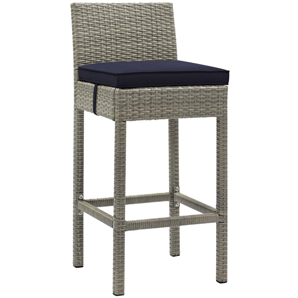 Modway Conduit Outdoor Patio Wicker Rattan Bar Stool Light - EEI-2800 | Bar Stools | Modishstore - 24