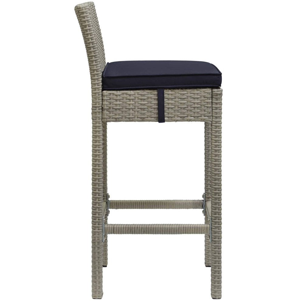 Modway Conduit Outdoor Patio Wicker Rattan Bar Stool Light - EEI-2800 | Bar Stools | Modishstore - 11