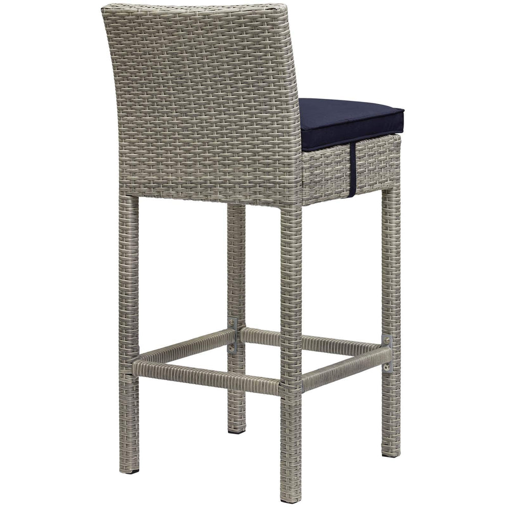 Modway Conduit Outdoor Patio Wicker Rattan Bar Stool Light - EEI-2800 | Bar Stools | Modishstore - 12