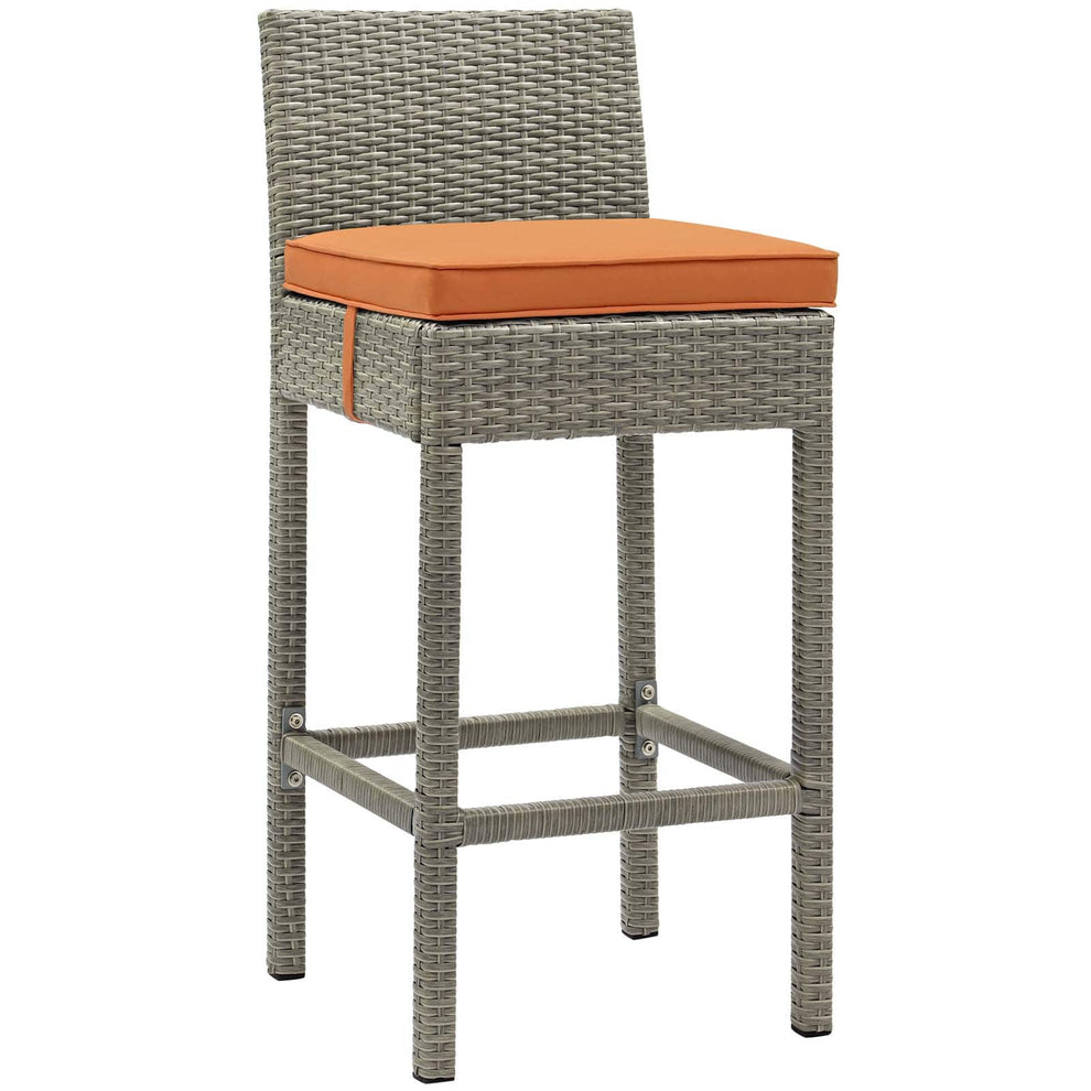 Modway Conduit Outdoor Patio Wicker Rattan Bar Stool Light - EEI-2800 | Bar Stools | Modishstore - 23