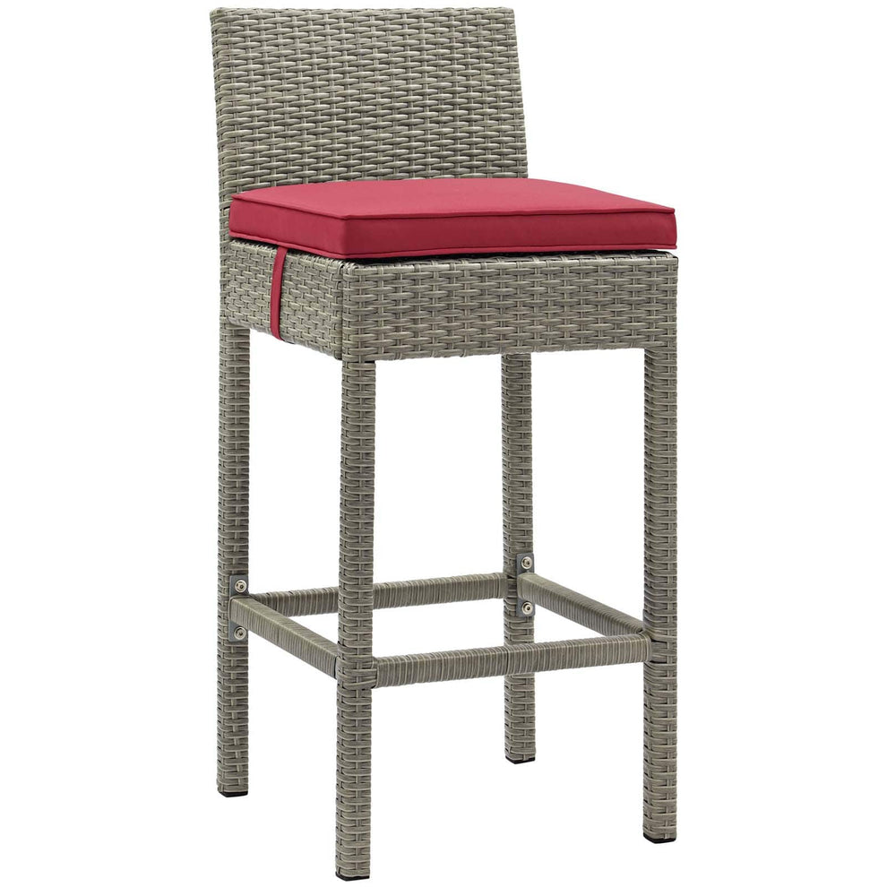 Modway Conduit Outdoor Patio Wicker Rattan Bar Stool Light - EEI-2800 | Bar Stools | Modishstore - 20