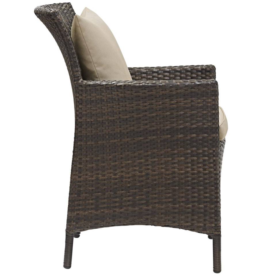 Modway Conduit Outdoor Patio Wicker Rattan Dining Armchair - EEI-2801 | Armchairs | Modishstore - 2