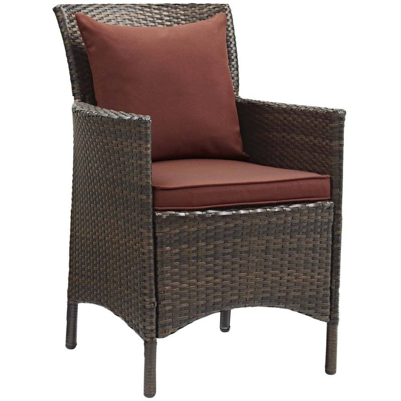 Modway Conduit Outdoor Patio Wicker Rattan Dining Armchair - EEI-2801 | Armchairs | Modishstore - 5
