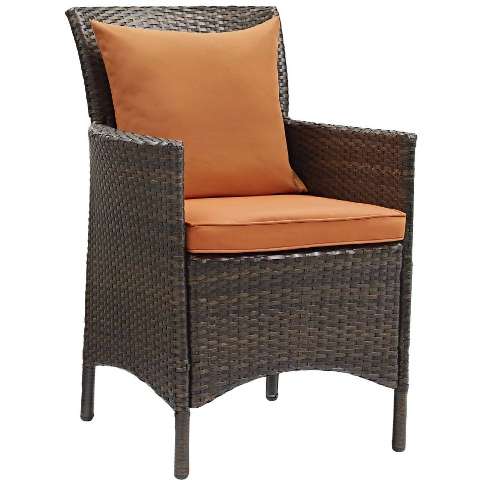 Modway Conduit Outdoor Patio Wicker Rattan Dining Armchair - EEI-2801 | Armchairs | Modishstore - 9
