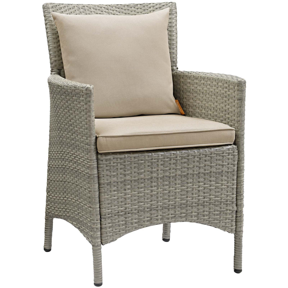 Modway Outdoor Patio Wicker Rattan Dining Armchair - EEI-2802 | Armchairs | Modishstore - 1
