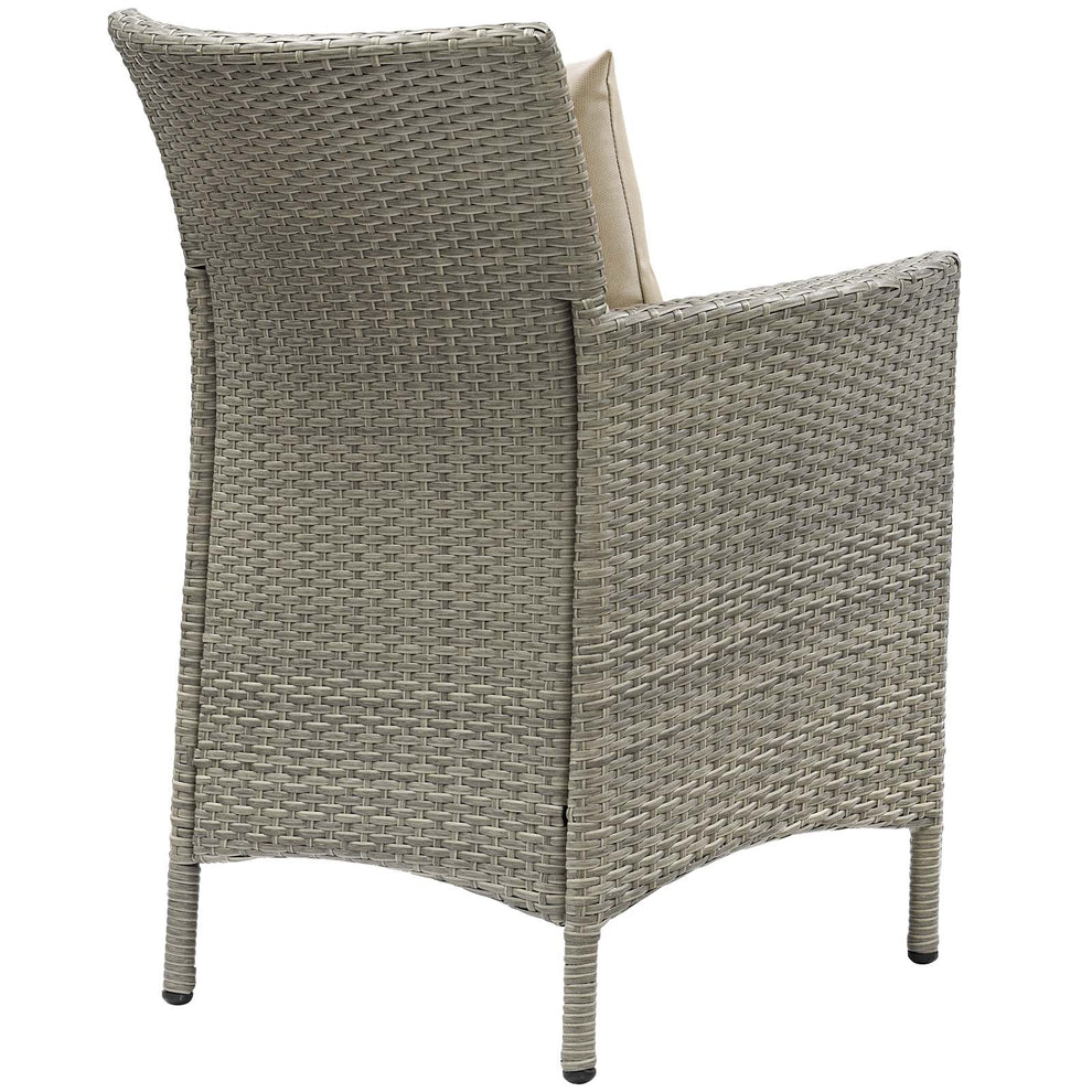 Modway Outdoor Patio Wicker Rattan Dining Armchair - EEI-2802 | Armchairs | Modishstore - 3