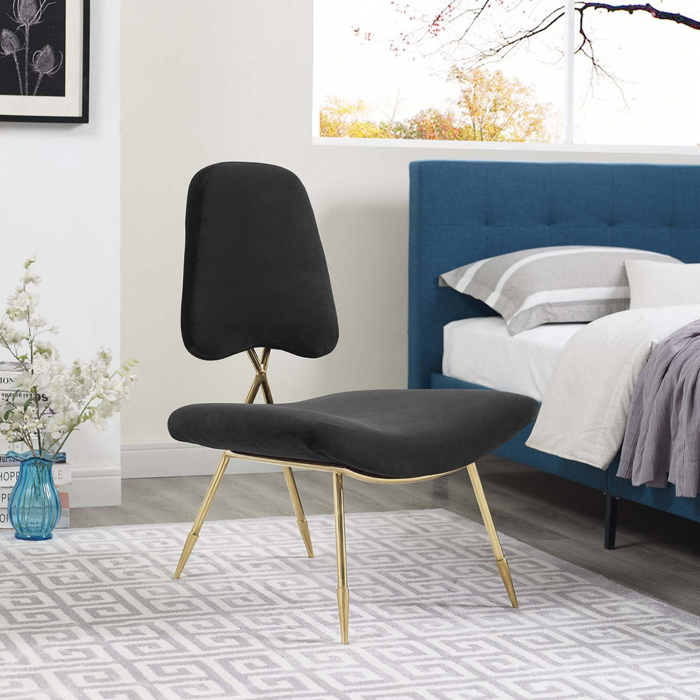 Modway Ponder Performance Velvet Lounge Chair - EEI-2809 | Lounge Chairs | Modishstore - 7