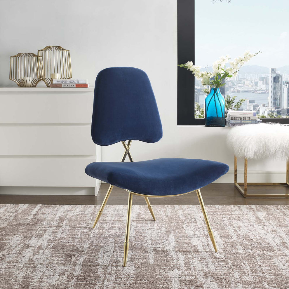 Modway Ponder Performance Velvet Lounge Chair - EEI-2809 | Lounge Chairs | Modishstore - 15