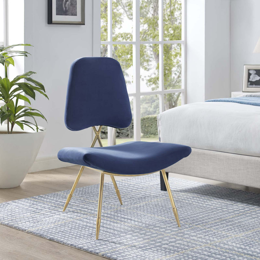 Modway Ponder Performance Velvet Lounge Chair - EEI-2809 | Lounge Chairs | Modishstore - 16