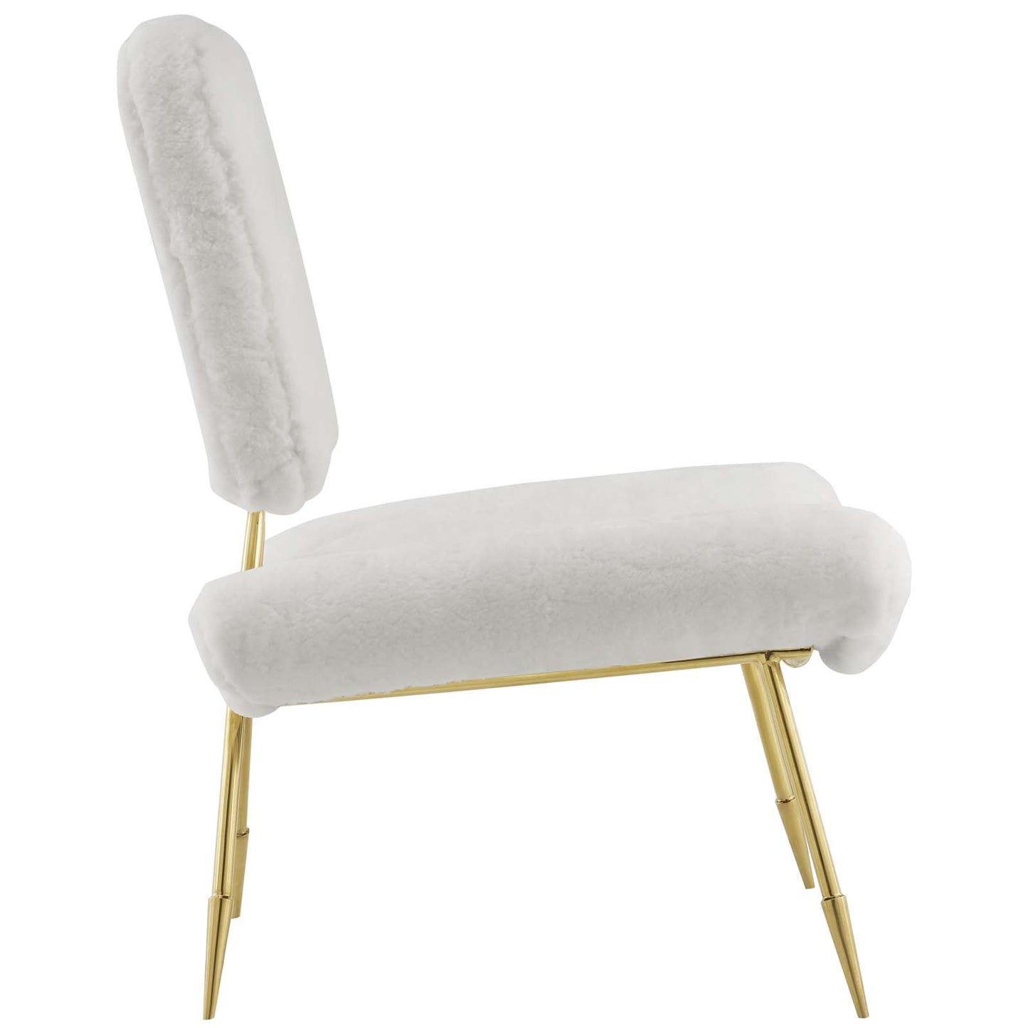 Modway Ponder Upholstered Sheepskin Fur Lounge Chair | Lounge Chairs | Modishstore-3