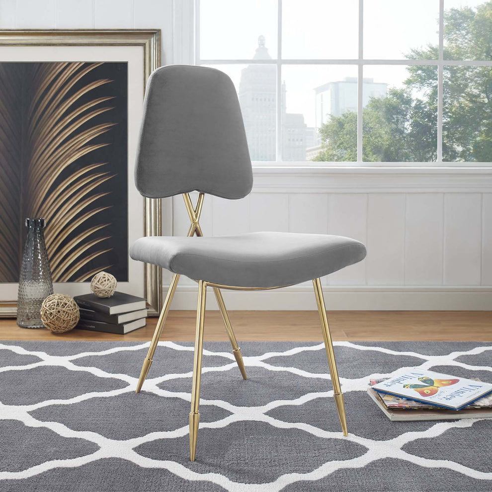Modway Ponder Performance Velvet Dining Side Chair - EEI-2811 | Dining Chairs | Modishstore - 19