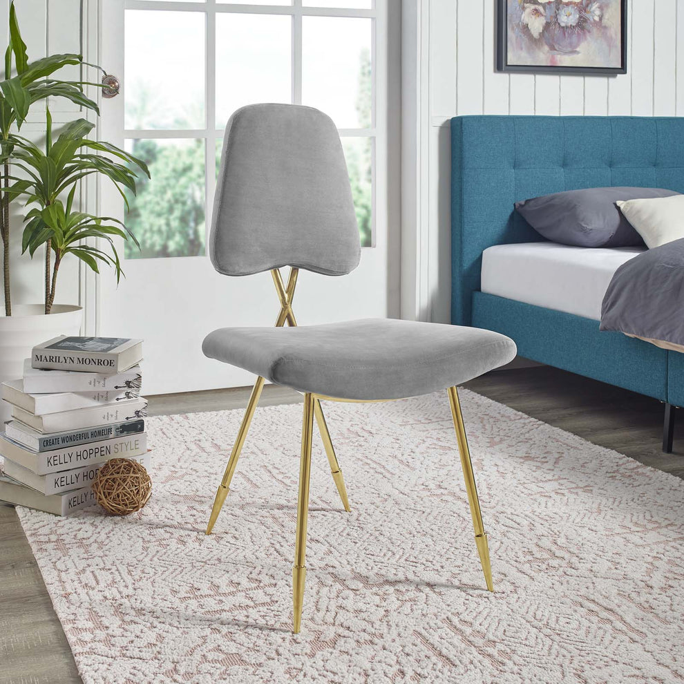 Modway Ponder Performance Velvet Dining Side Chair - EEI-2811 | Dining Chairs | Modishstore - 16