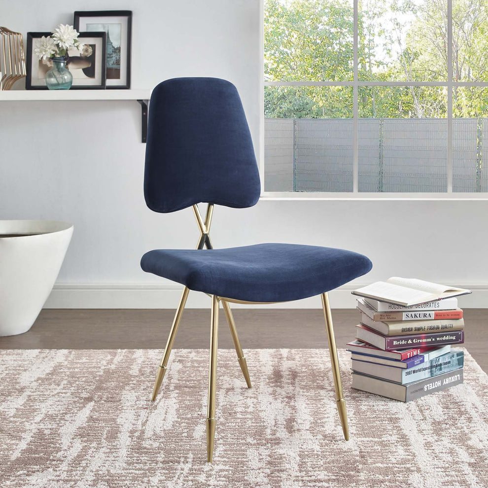 Modway Ponder Performance Velvet Dining Side Chair - EEI-2811 | Dining Chairs | Modishstore - 17