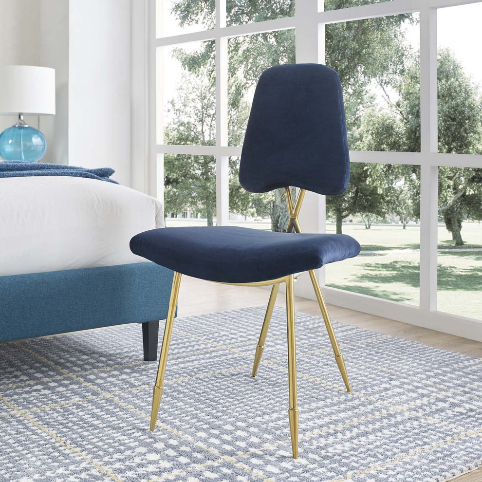 Modway Ponder Performance Velvet Dining Side Chair - EEI-2811 | Dining Chairs | Modishstore - 18