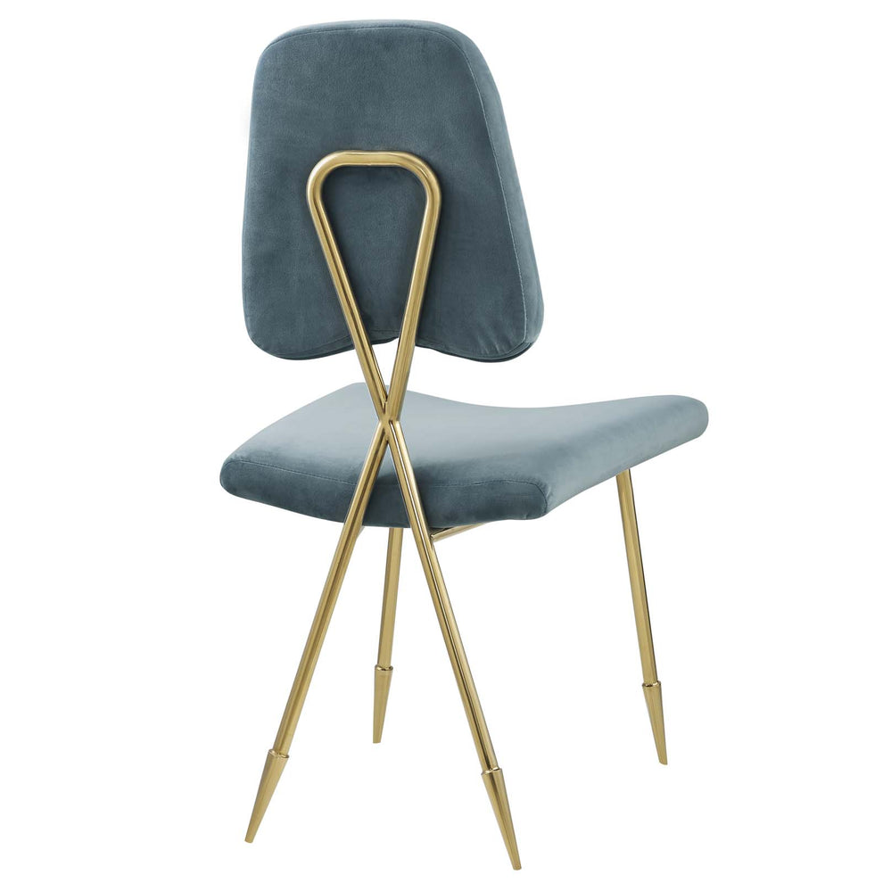 Modway Ponder Performance Velvet Dining Side Chair - EEI-2811 | Dining Chairs | Modishstore - 11