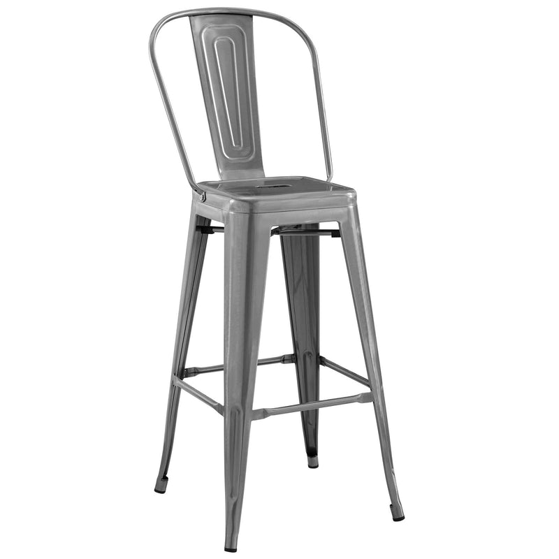 Modway Promenade Metal Bar Side Stool - EEI-2815 | Bar Stools | Modishstore - 2