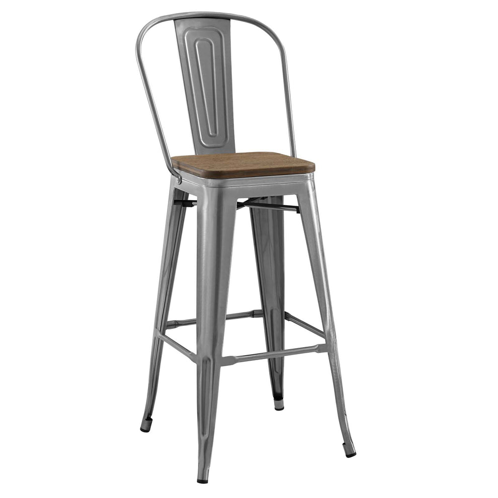 Modway Promenade Metal Bar Stool - EEI-2816 - EEI-2816 | Bar Stools | Modishstore - 2