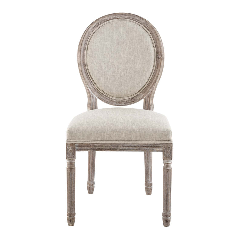 Modway Emanate Vintage French Upholstered Fabric Dining Side Chair | Dining Chairs | Modishstore-4