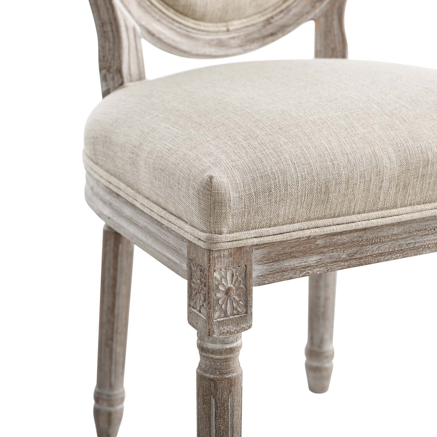 Modway Emanate Vintage French Upholstered Fabric Dining Side Chair - EEI-2821 | Dining Chairs | Modishstore - 7