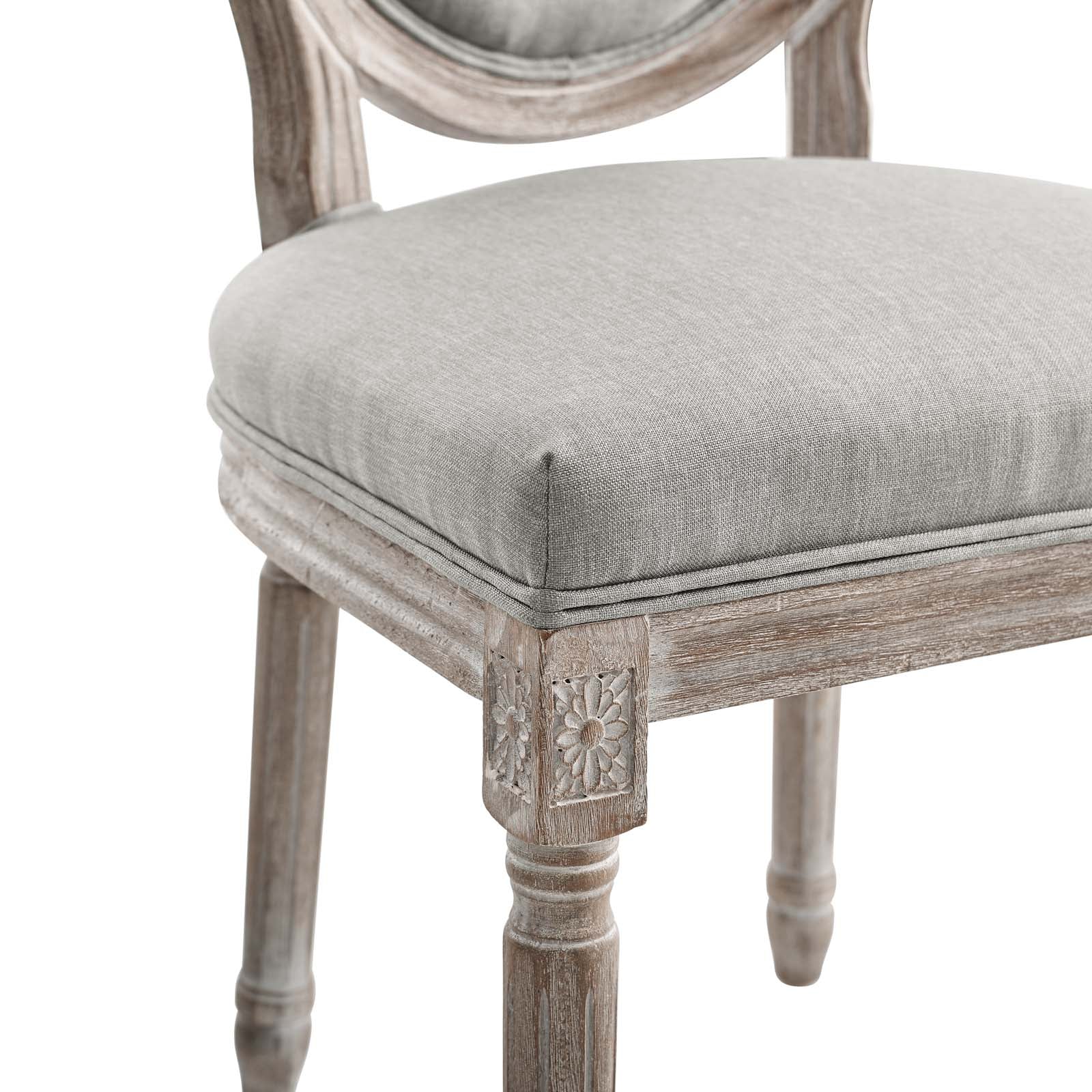 Modway Emanate Vintage French Upholstered Fabric Dining Side Chair | Dining Chairs | Modishstore-14