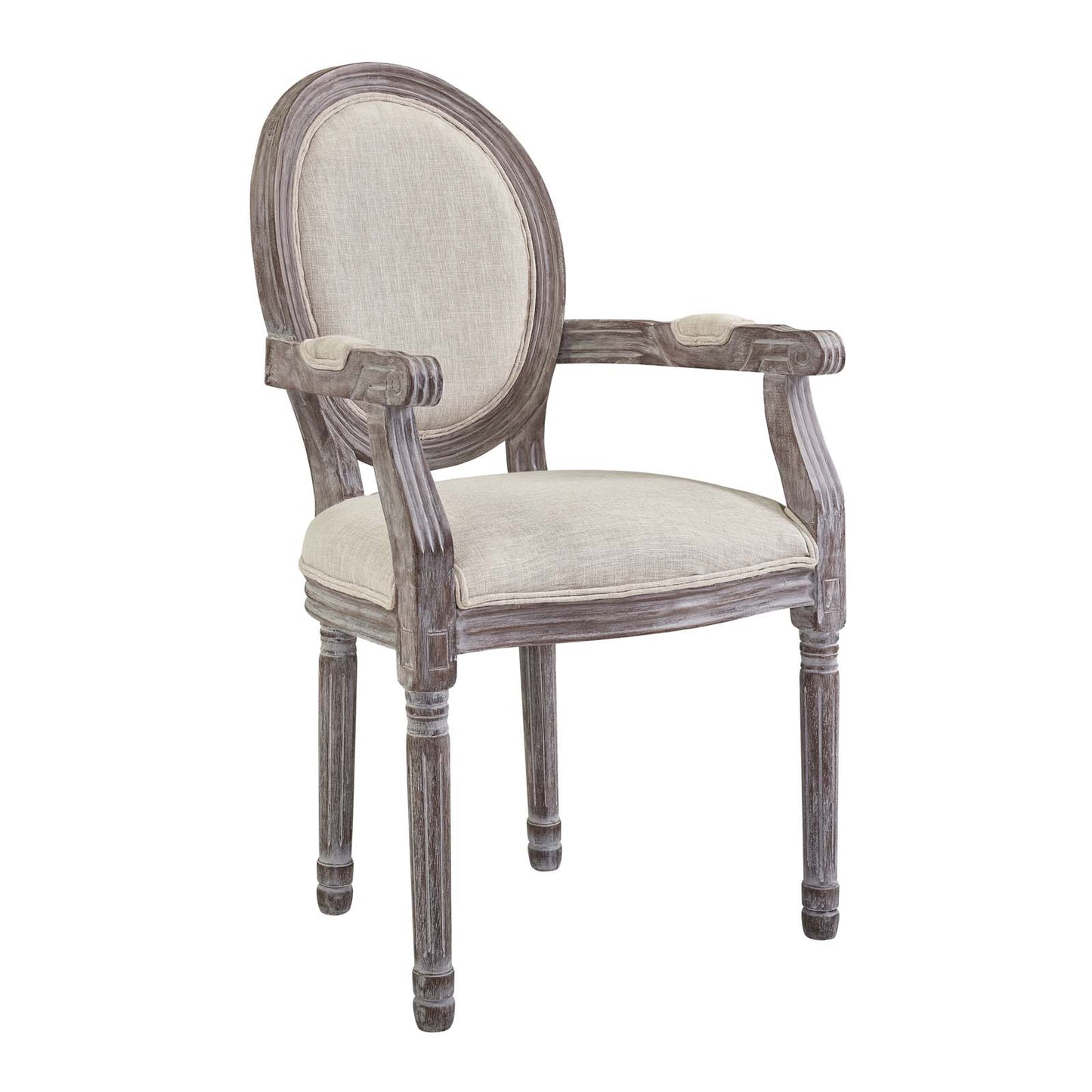 Modway Emanate Vintage French Upholstered Fabric Dining Armchair - EEI-2823 | Dining Chairs | Modishstore - 5