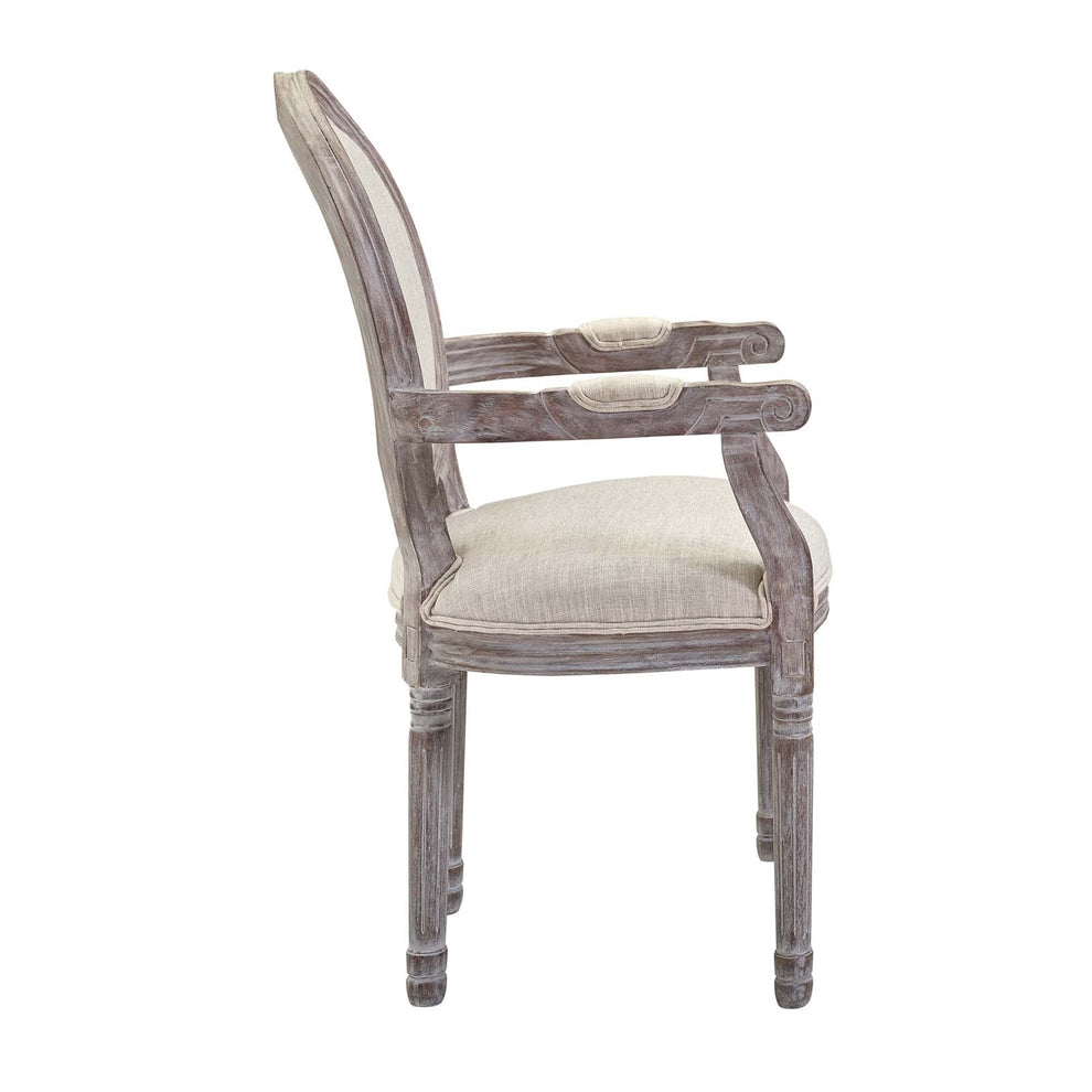 Modway Emanate Vintage French Upholstered Fabric Dining Armchair - EEI-2823 | Dining Chairs | Modishstore - 4