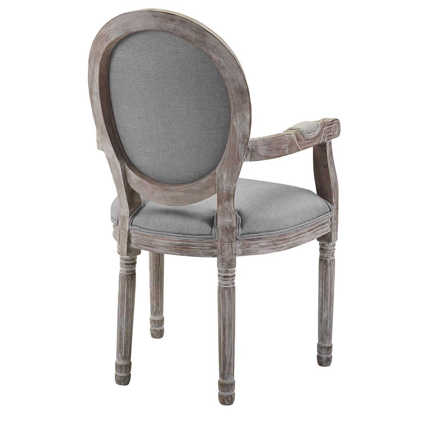 Modway Emanate Vintage French Upholstered Fabric Dining Armchair | Dining Chairs | Modishstore-8