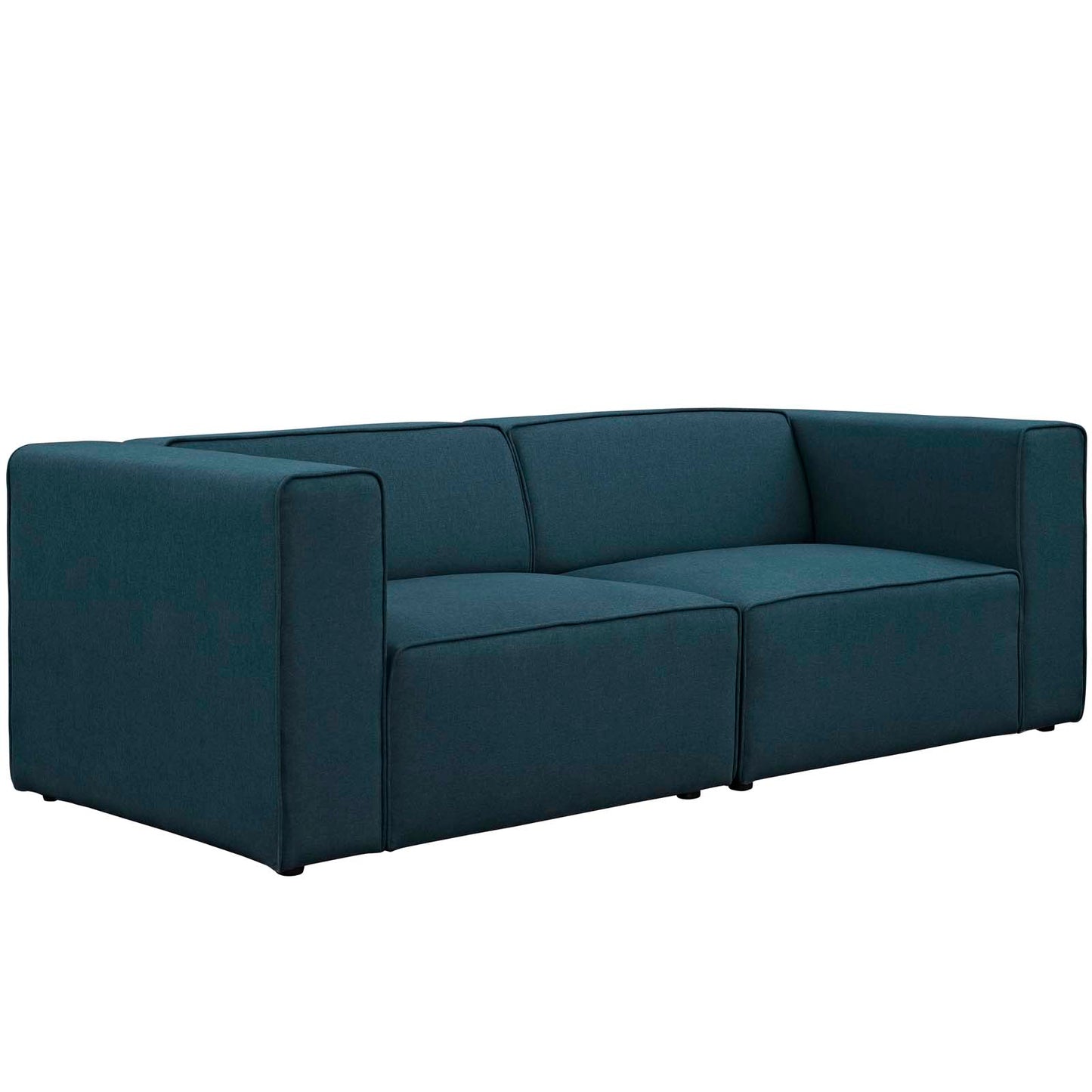 Modway Mingle 2 Piece Upholstered Fabric Sectional Sofa Set | Sofas | Modishstore-2