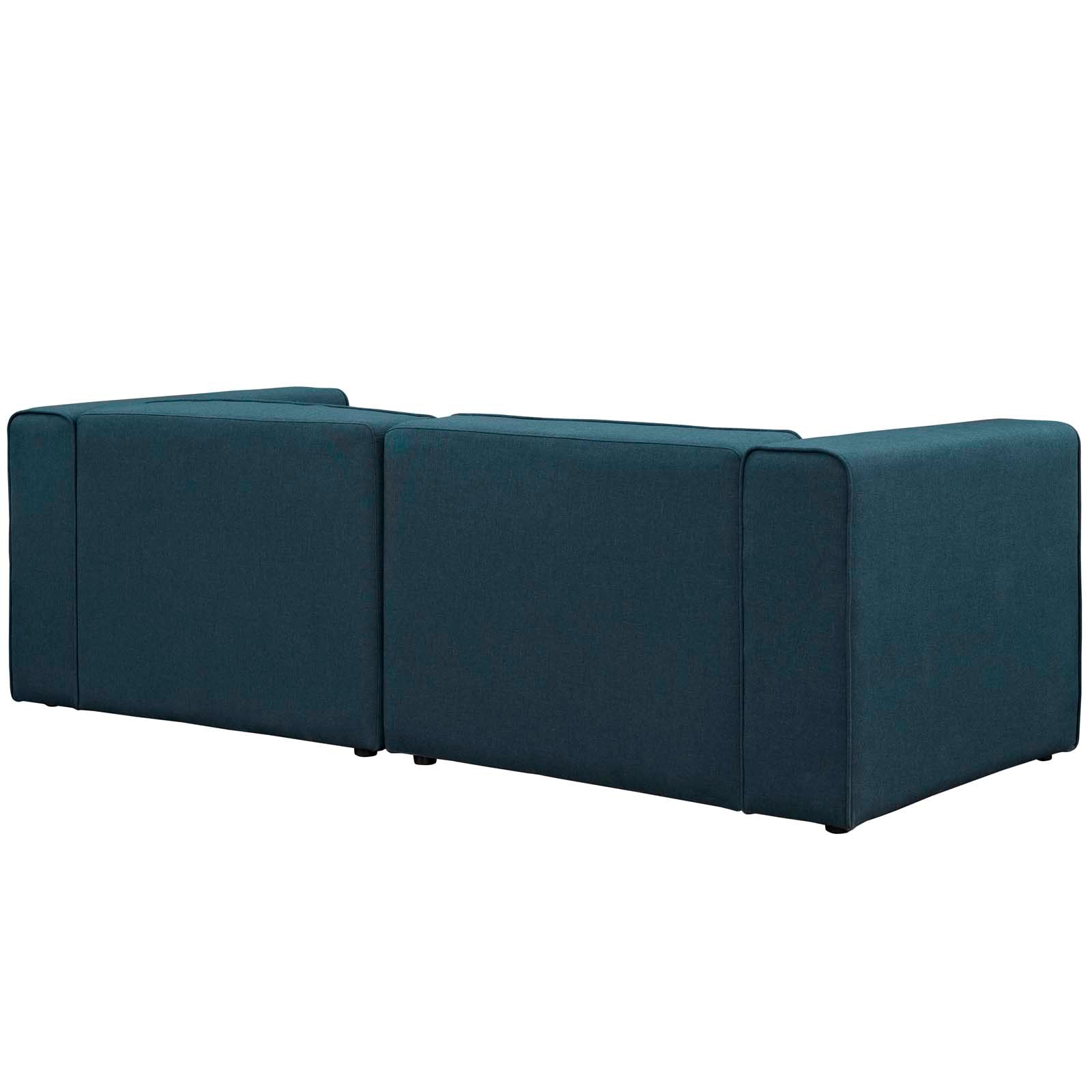 Modway Mingle 2 Piece Upholstered Fabric Sectional Sofa Set | Sofas | Modishstore-6