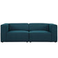 Modway Mingle 2 Piece Upholstered Fabric Sectional Sofa Set | Sofas | Modishstore-4