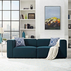 Modway Mingle 2 Piece Upholstered Fabric Sectional Sofa Set - EEI-2825
